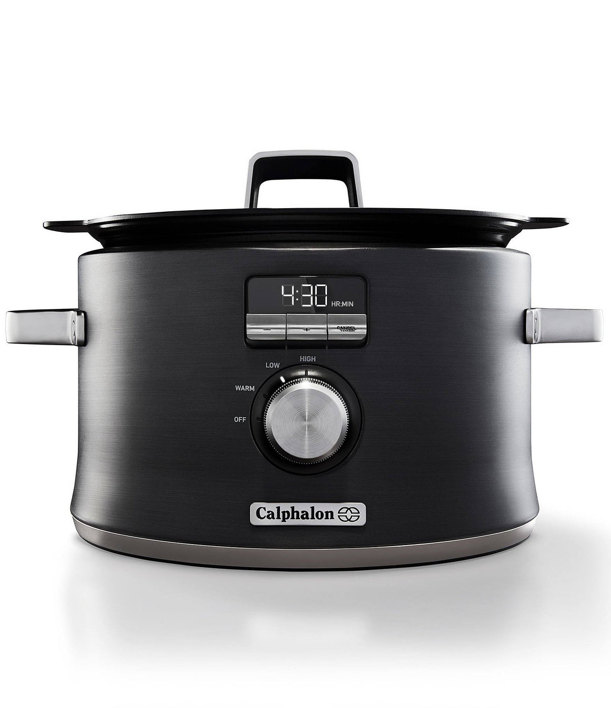 Calphalon Digital Saut Slow Cooker with Dark Stainless Steel Finish