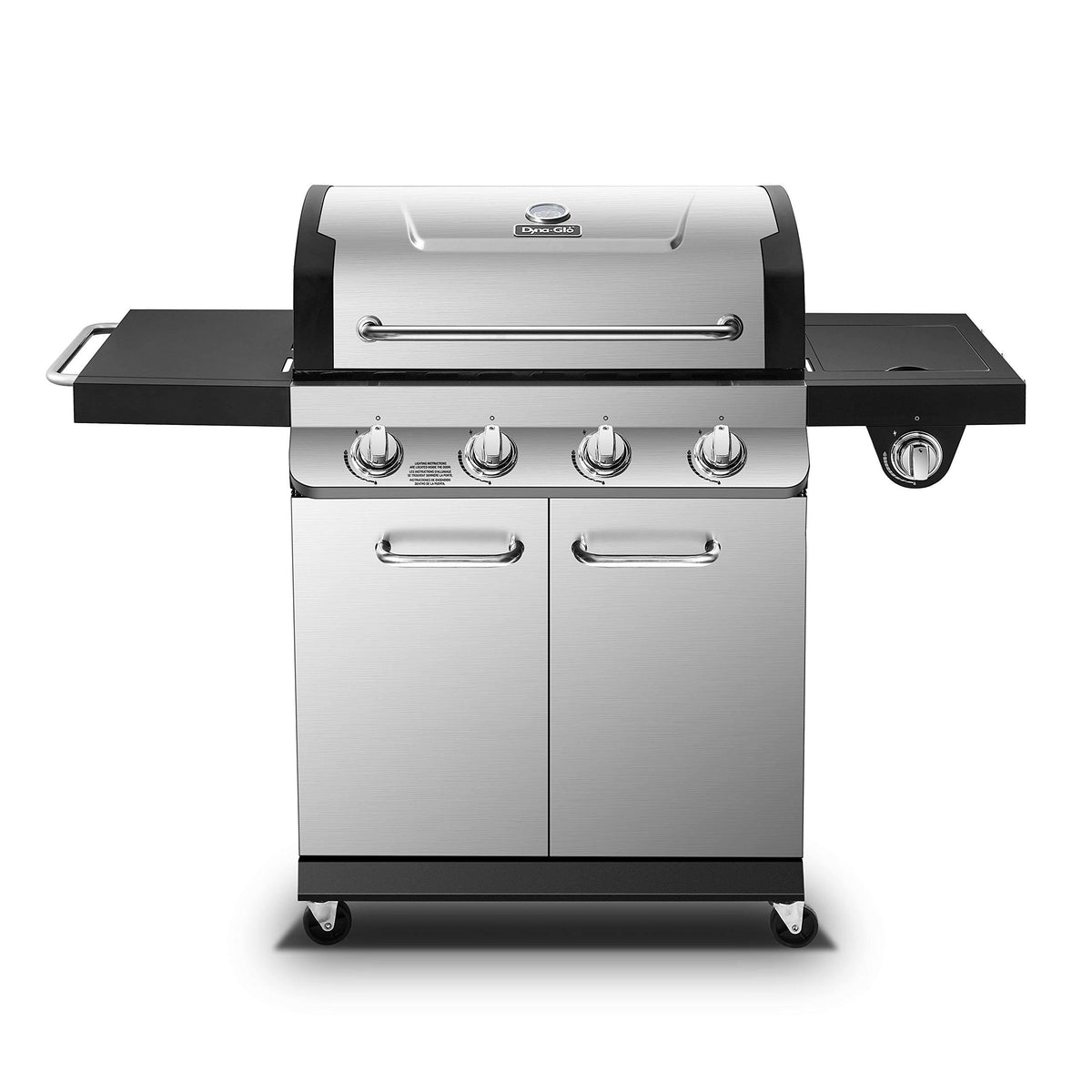 Dyna-Glo Premier 4-Burner Natural Gas Grill, Stainless Steel