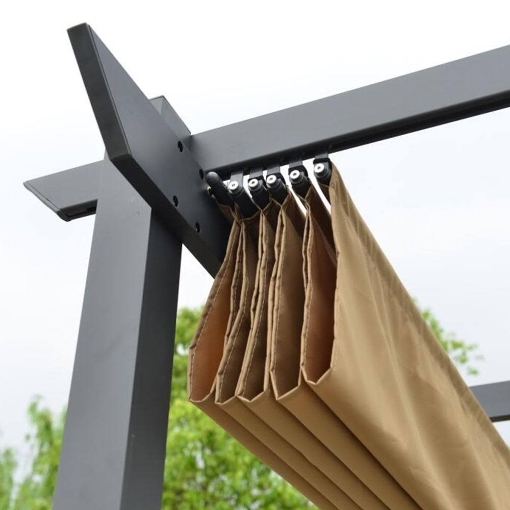 Aleko 9 x 9-Foot Fabric Replacement Pergola Canopy in Sand