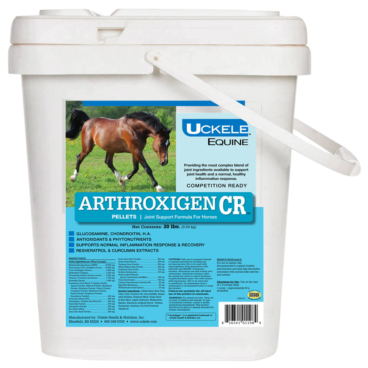Uckele Arthroxigen Joint Supplement Pellets for Horses