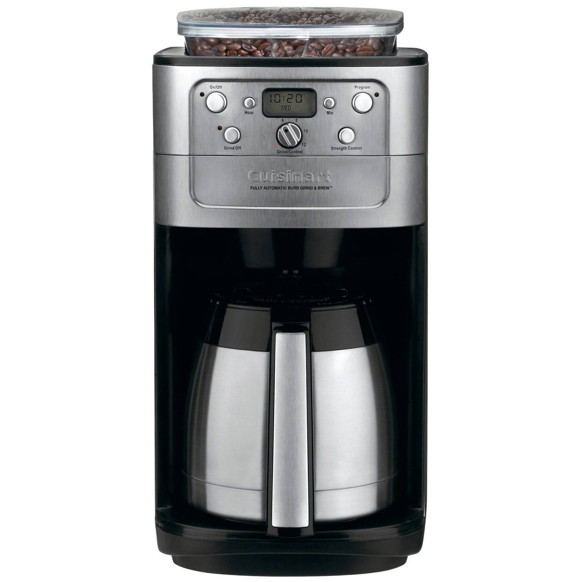 Cuisinart DGB-900BC Grind & Brew Automatic Coffeemaker with Thermal Carafe, 12-Cup Capacity
