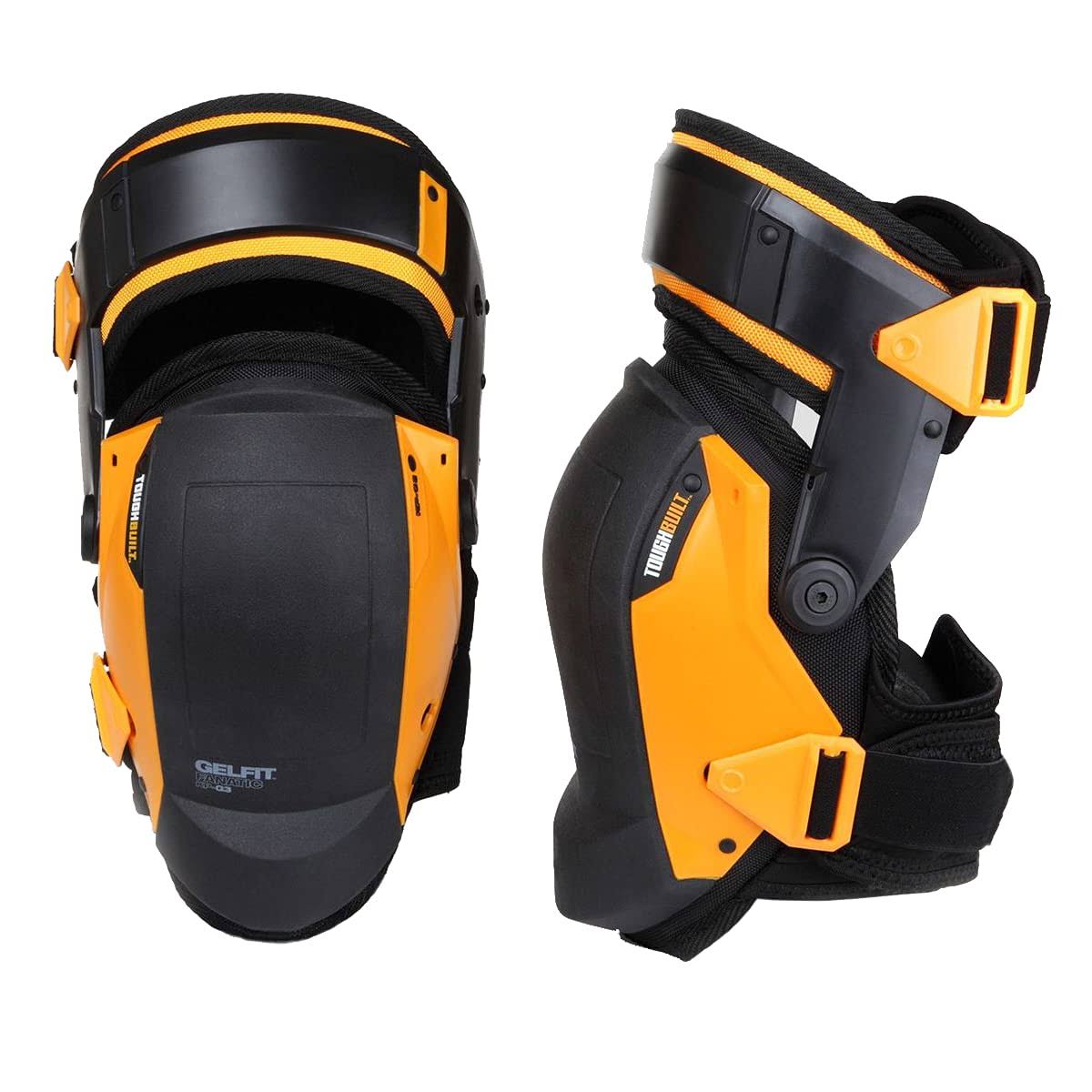 ToughBuilt GelFit Knee Pads with Black Thigh Support Stabilization