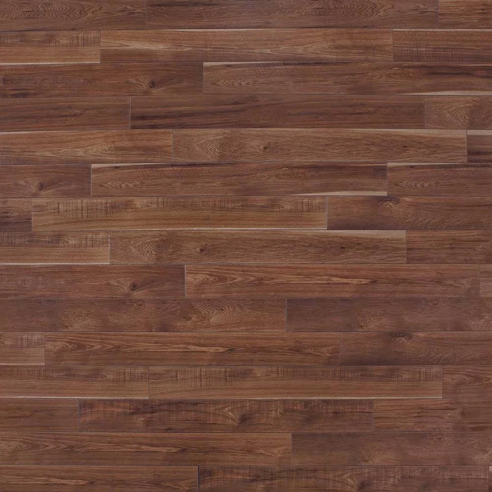 Brown Mannington Restoration Sawmill Hickory Laminate Flooring, Leather Finish, Model 22332