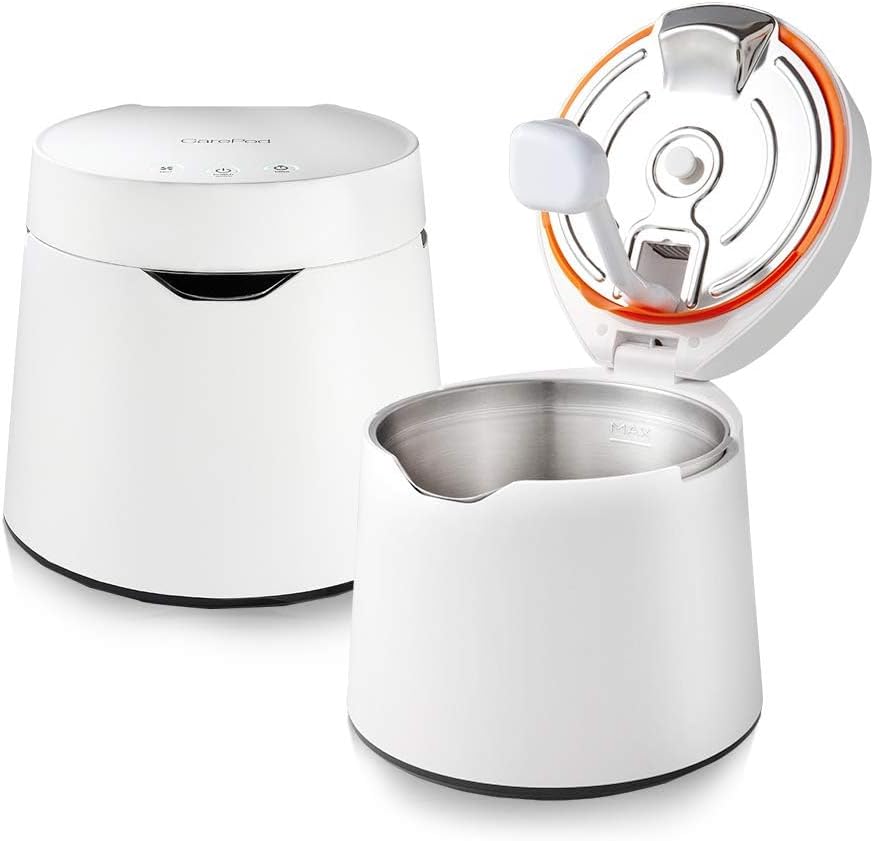 Carepod 31S Stainless Steel Humidifier with Quiet, Filter-Free Operation, 1 Gal/4 L