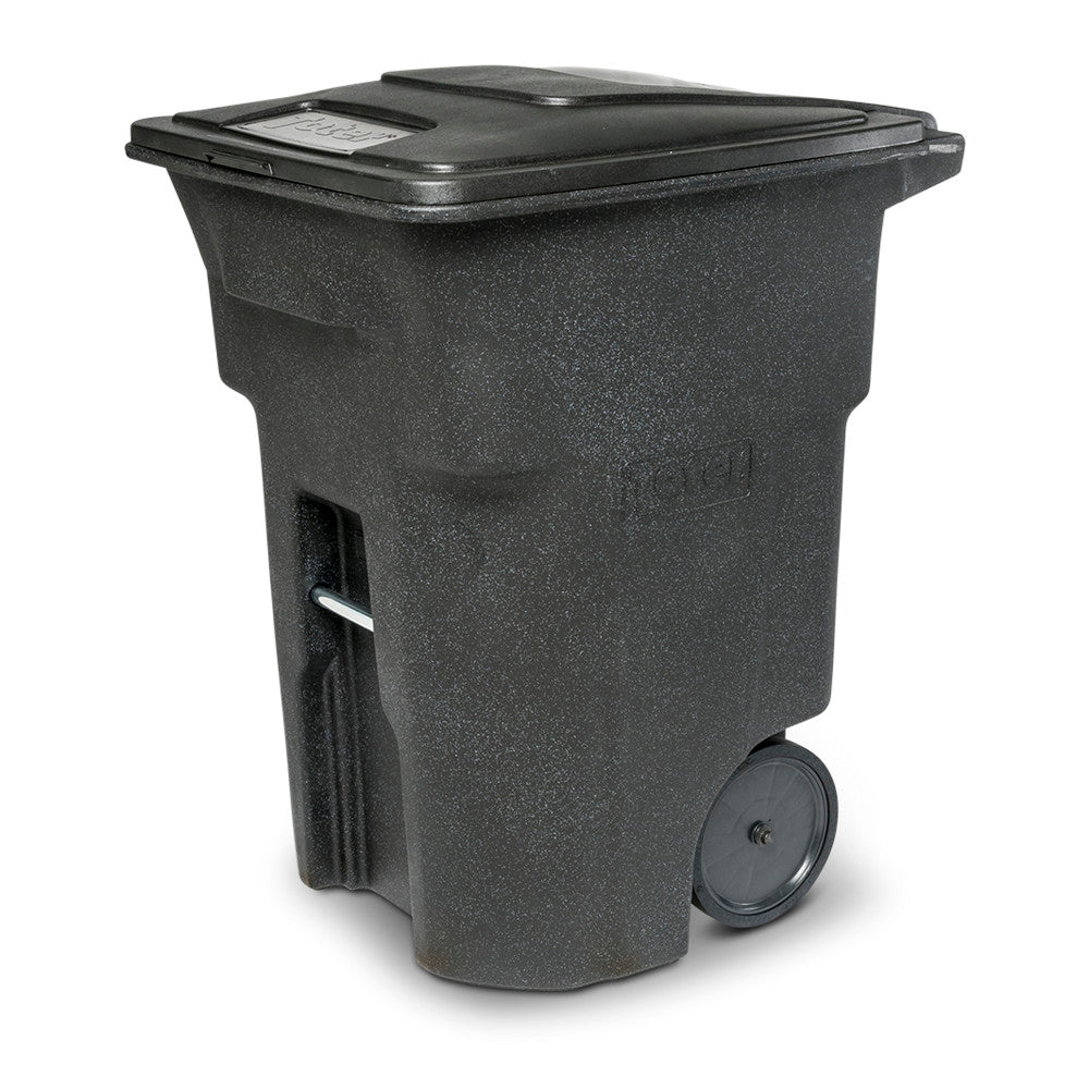 Toter 96 Gallon Rolling Trash Can with Smooth Wheels and Secure Lid