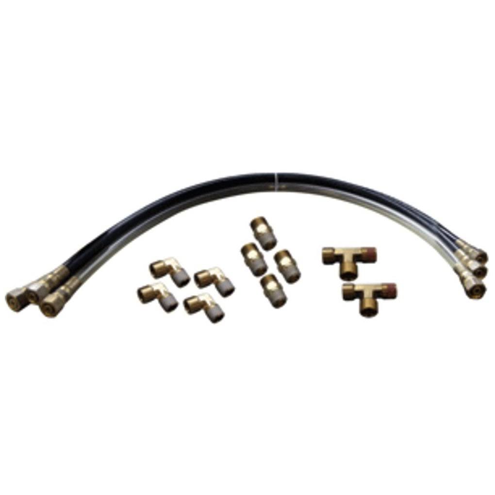 SI-TEX Hydraulic Steering Installation Kit for Autopilot Systems, Featuring Hoses & Fittings