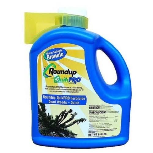 Roundup QuickPro Herbicide in 6.8# Jar, Formulated with Glyphosate and Diquat, Monsanto QuikPro