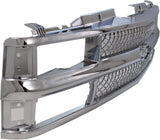 Garage-Pro Chrome Grille Assembly Compatible with 1994-2000 Chevrolet C/K Full-Size Pickup and 1994-1999 Suburban, Mesh Insert with Dual/Composite Headlights