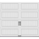 Clopay Gallery Collection Insulated Garage Door, 8 ft. x 7 ft. Solid White Design with 6.5 R-Value