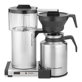 Moccamaster CDT Grand Coffee Brewer in Silver
