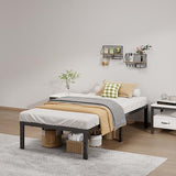 14-Inch Full Platform Bed Frame, Heavy-Duty Metal Mattress Foundation with Underbed Storage, No Box Spring Required, Easy Assembly and Noise-Free Support