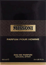 Missoni Pour Homme Eau de Parfum Spray for Men, 3.4 oz