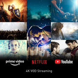 Panasonic DP-UB820-K Black 4K Ultra HD Streaming Blu-ray Player with Dolby Vision, HDR10+, Premium Video Playback, Hi-Res Audio, and Voice Assist