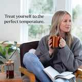 Ember Temperature Control Smart Mug 2, 14 Oz App-Controlled Heated Coffee Cup with Improved Design & 80-Minute Battery Life, White