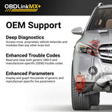 OBDLink MX+ Bluetooth OBD2 Scanner for iPhone, Android, and Windows