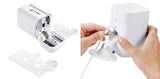 Ring Spotlight Cam Battery Security Camera with Solar Panel Bundle, 1-Pack in White