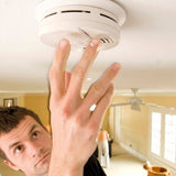 Firex Hardwired Smoke Detectors with Front-Load 9V Battery Backup Door, 6-Pack