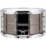 Ludwig Black Magic Brass Snare Drum, 8x14x22, with Chrome Hardware