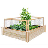 CritterGuard 23.5-Inch Cedar Garden Fence, 4-Pack