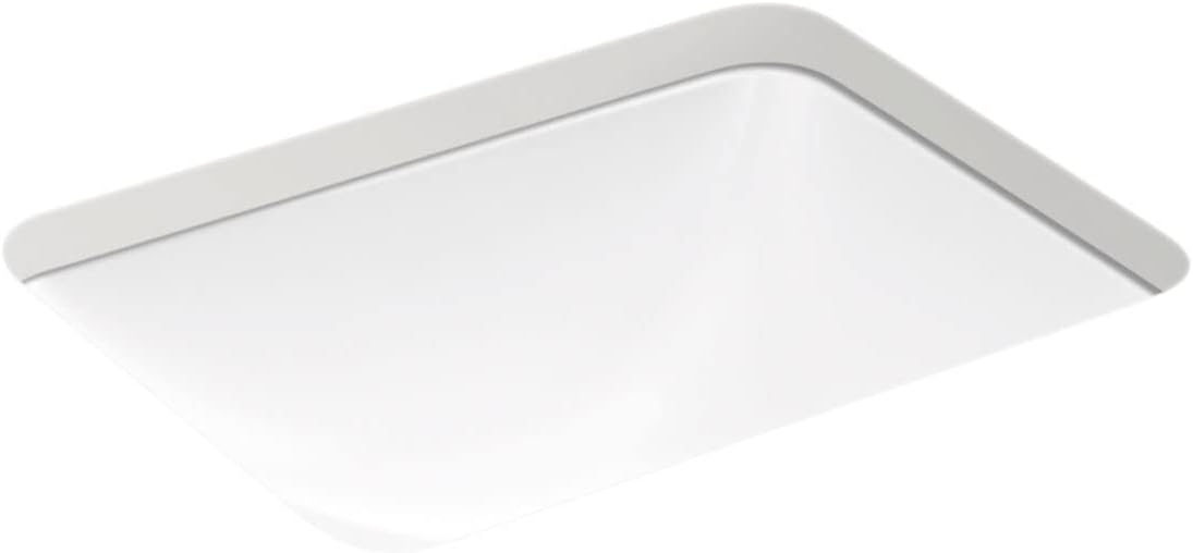 KOHLER K-20000-0 Caxton White Under-Mount Bathroom Sink
