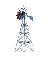 16-Foot Ornamental Windmill for Outdoor Landscapes, Outdoor Water Solutions OMS0015