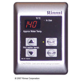 Rinnai MC-91-2S Remote Temperature Controller in Silver