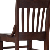 Flash Furniture HERCULES Series School House Barstool with Walnut Wood Back for Restaurants and Bars