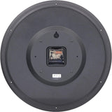 SEIKO Round Wall Clock with Roman Numerals and Wood-Finish Frame, 16 Inches