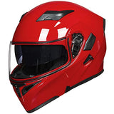 ILM Model 902 Modular Motorcycle Helmet with Flip-Up Full-Face Design, Dual Visors, DOT Certification, and 6 Colors