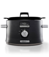 Calphalon Digital Saut Slow Cooker with Dark Stainless Steel Finish