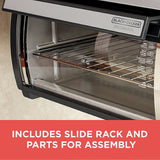 Spacemaker Under-Counter Toaster Oven, Black and Stainless Steel, TROS1000D