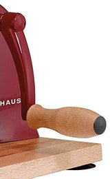 Red Zassenhaus Classic Manual Bread Slicer