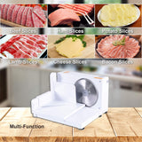 SuperHandy Portable Electric Meat, Deli, Bread and Cheese Slicer with Collapsible Design, 6.7-Inch Stainless Steel RSG Solingen Blade