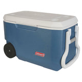 Coleman Xtreme 5-Day Cooler with Wheels, 62-Quart Heavy-Duty Design, Blue
