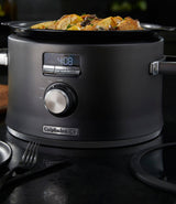 Calphalon Digital Saut Slow Cooker with Dark Stainless Steel Finish