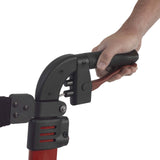 Drive Medical Nitro Euro-Style Rollator Walker in Red