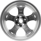 Partsynergy 17-Inch Replica Aluminum Alloy Wheel Rim for 2010-2018 Mazda 5, 5-Lug 114.3mm, 5-Spoke