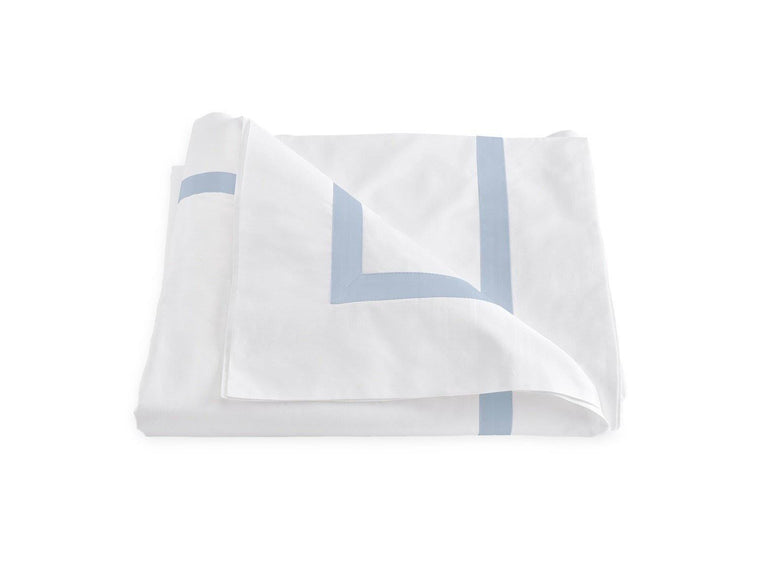Matouk Lowell King Duvet in Blue