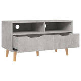 35.4 x 15.7 x 19.1 Inch High-Gloss White TV Stand with Storage Cabinet, Engineered Wood Low Console for Small Living Rooms, Bedrooms and Offices