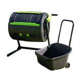 Maze 65-Gallon Compost Tumbler with Matching Cart