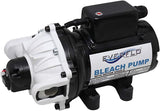 Everflo EFSW5500-BOX 12V Diaphragm Pump for Soft Wash Applications, 5.5GPM with 60 PSI Max, QA Ports, Black