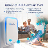 Clarifion 10-Pack Filterless Mobile Ionizers with Highest-Output Negative Ion Generators, Plug-In Travel Air Purifiers