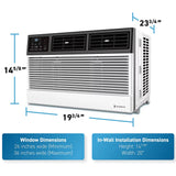 Friedrich Chill Premier Window Air Conditioner with Wi-Fi Control, White