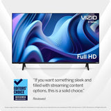 VIZIO D24f-J09 24-Inch D-Series Full HD 1080p Smart TV with Apple AirPlay, Built-In Chromecast and Alexa Compatibility, 2022 Model