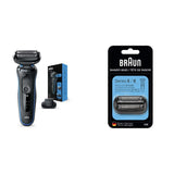 Braun Series 5 5018s Rechargeable Electric Foil Shaver for Men with Precision Beard Trimmer, Wet & Dry Use and EasyClean System