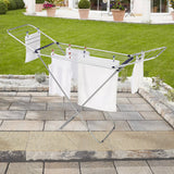 Leifheit Siena 180 Aluminum Clothes Drying Rack, Silver