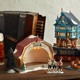 Department 56 Alpine Village Linderbrau Beer Hall, Boxed Collectible