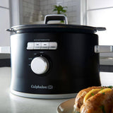 Calphalon Digital Saut Slow Cooker with Dark Stainless Steel Finish