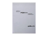 Polk Audio PSW111 8-Inch Compact Powered Subwoofer, Black