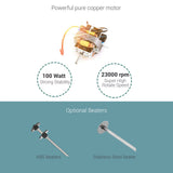Commercial Electric Milk Shaker and Drink Mixer for Smoothies and Milkshakes